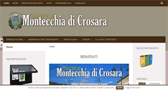 Desktop Screenshot of comune.montecchiadicrosara.vr.it